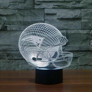 NFL New England Patriots Football 3D Light